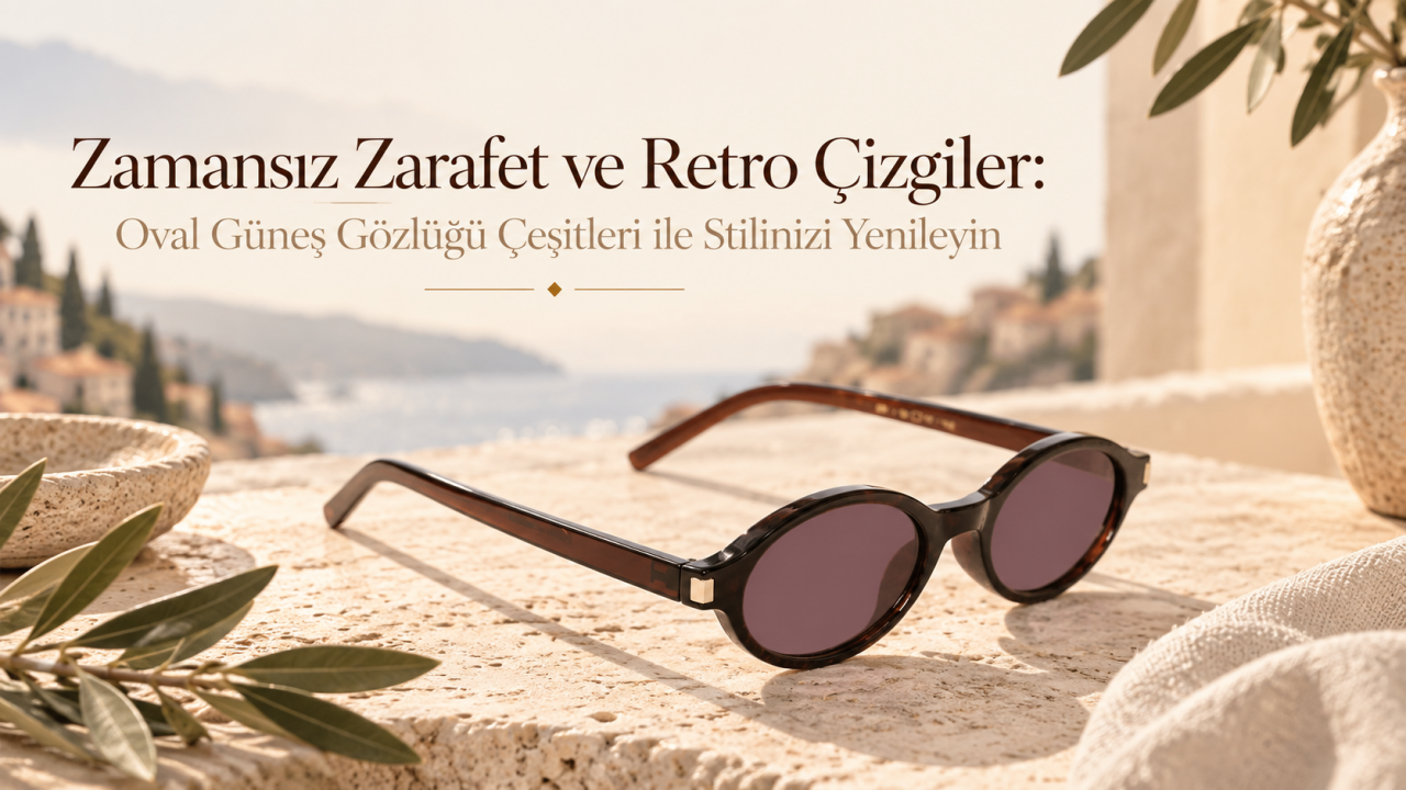 Zamansız Zarafet ve Retro Çizgiler: Oval Güneş Gözlüğü Çeşitleri ile Stilinizi Yenileyin