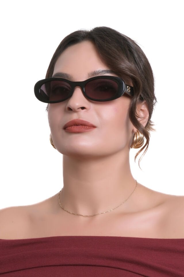GÖRÜŞBAZ PİLOOK Kadın GÜNEŞ Gözlüğü UV400 Koruma Oval Model GÜLEN GÖZLER SERİSİ