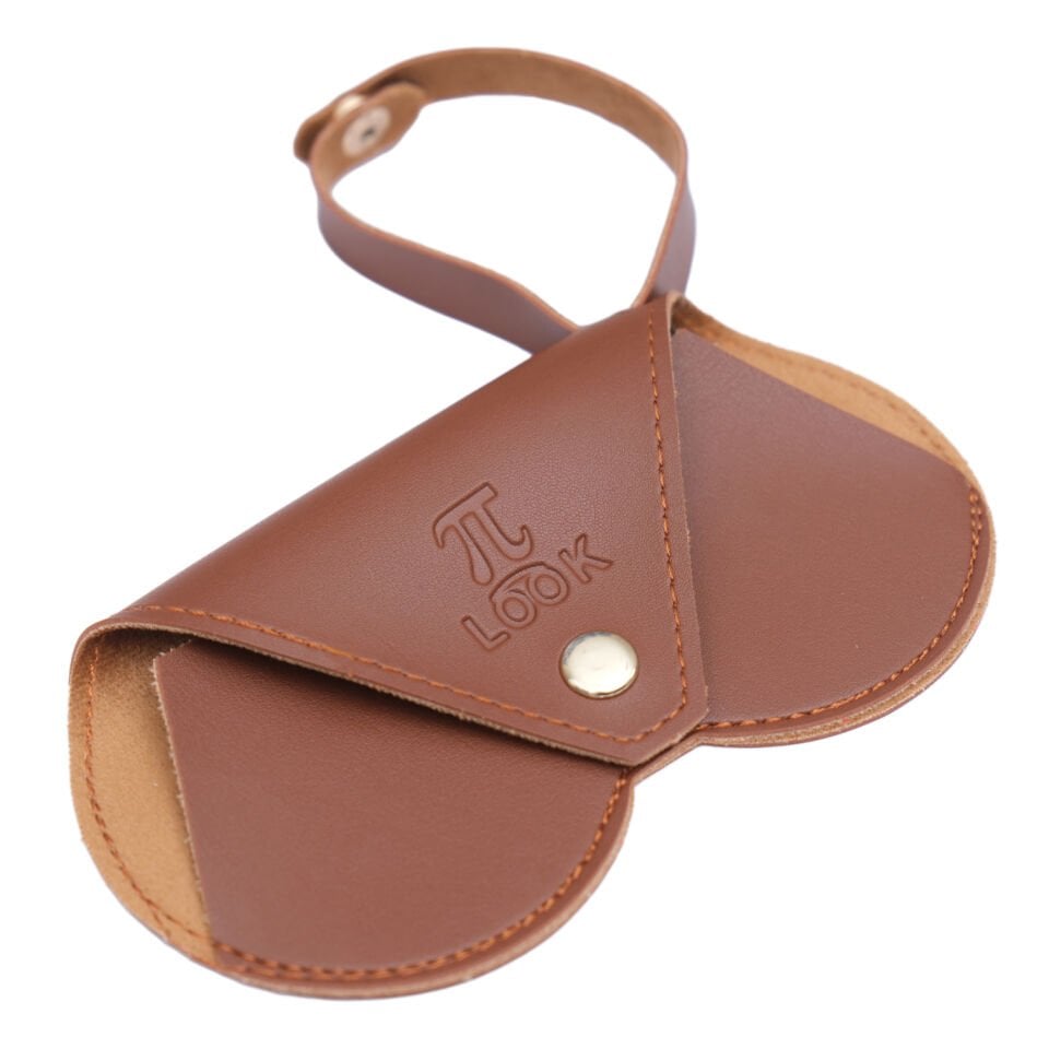 PiLook Modern Tasarım Taba Rengi Gözlük Kılıfı